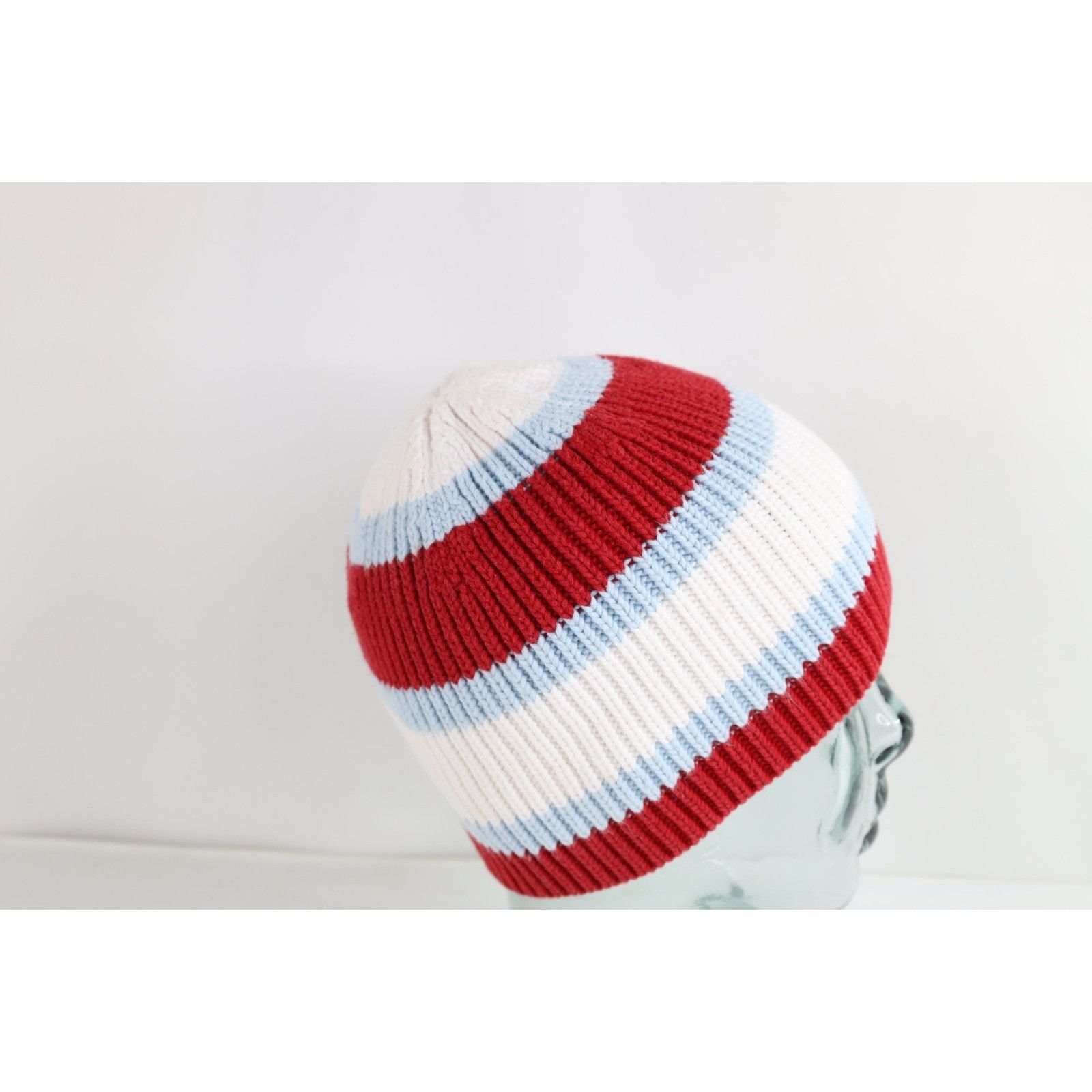 Abercrombie & Fitch Vintage 90s Abercrombie & Fitch Babydoll Striped Knit Beanie Size ONE SIZE - 6 Thumbnail