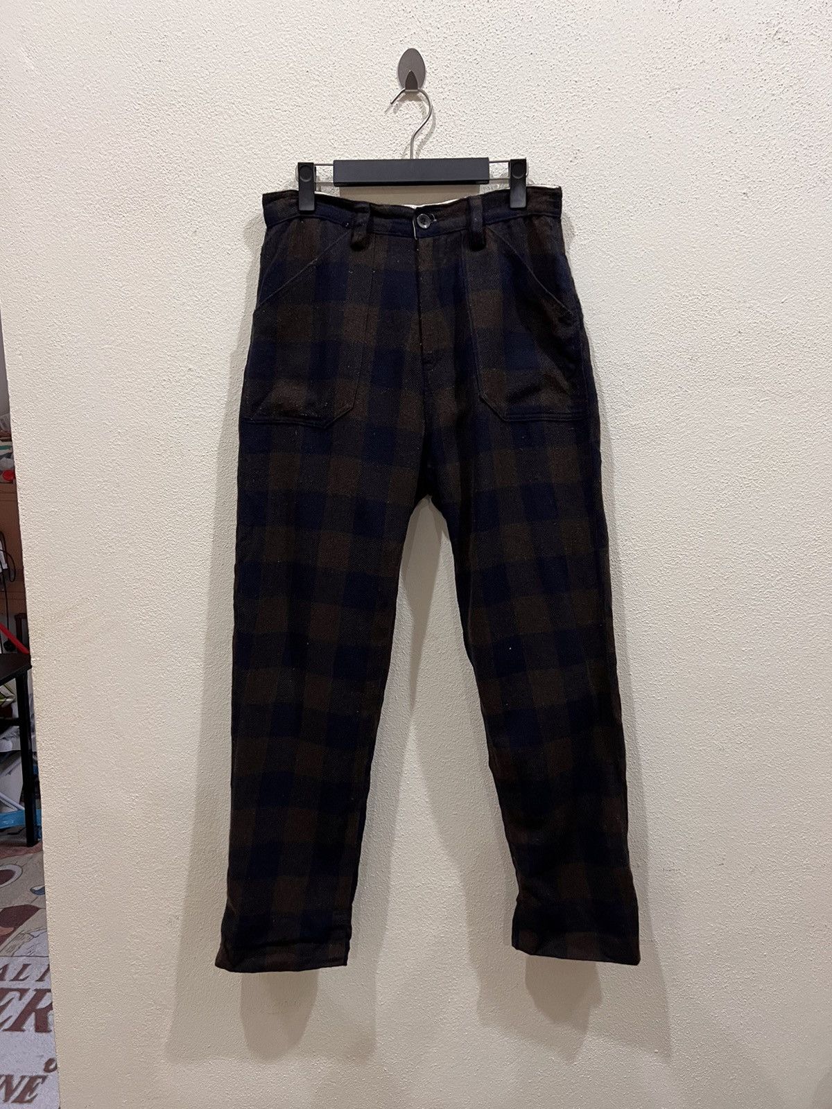 Global Work × Japanese Brand Japanese Brand Global Work Wool Pant Size US 29 - 2 Thumbnail