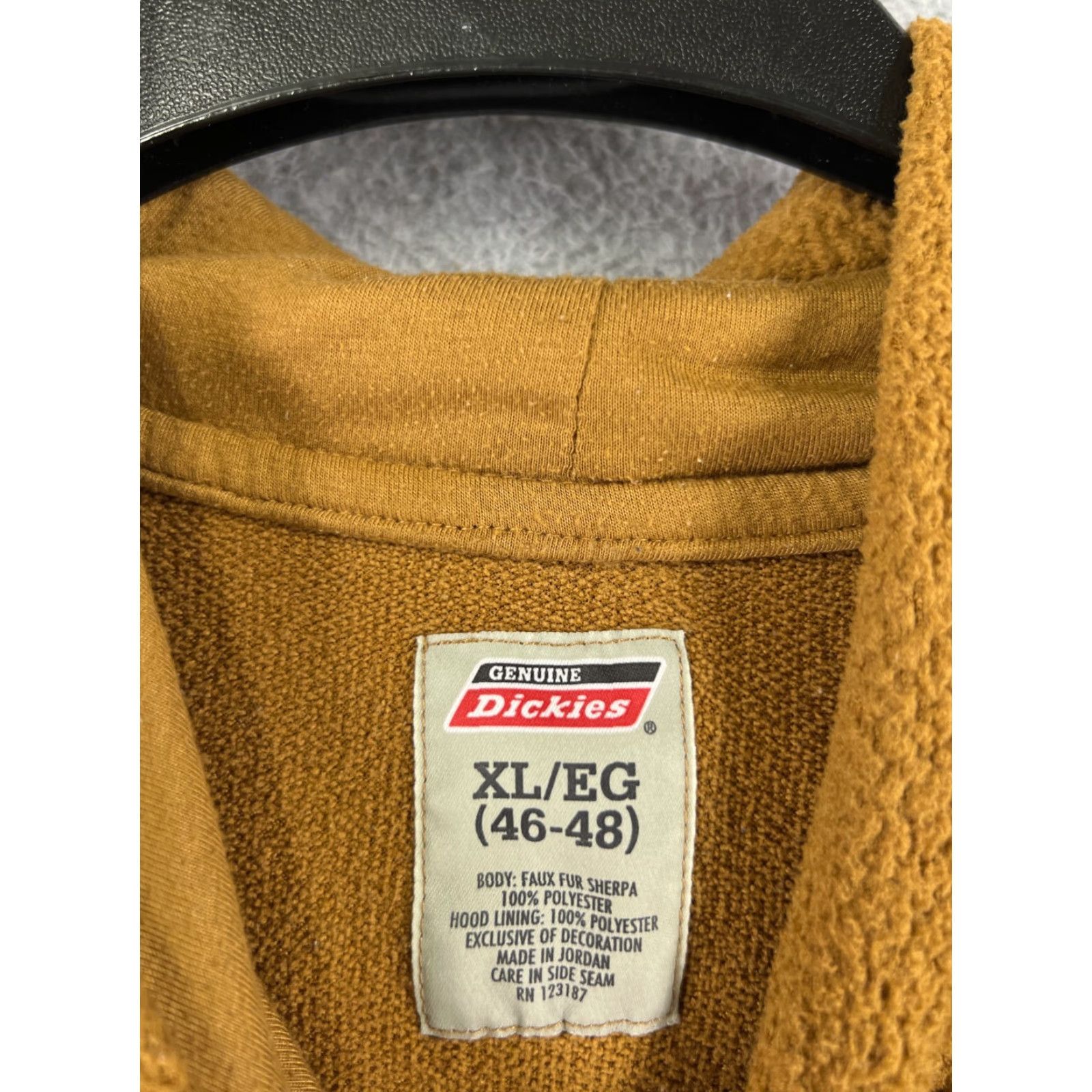 Dickies Dickies Sweater Mens 2XL Brown 100% Polyester Sherpa Hooded Kangaroo Pocket Size US XXL / EU 58 / 5 - 3 Thumbnail