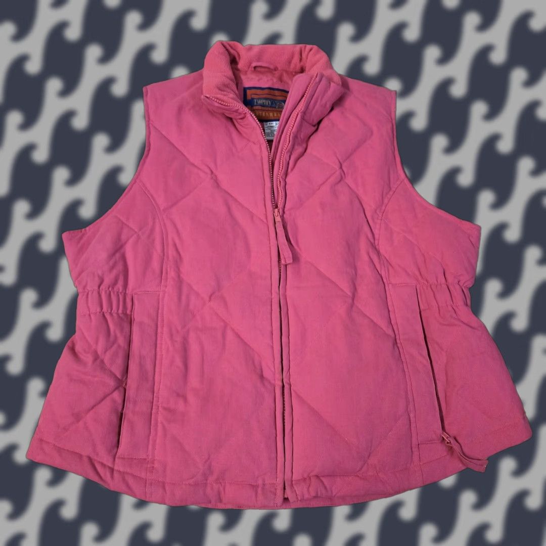 Vintage TWENTY XTREME Outerwear Vest Womens 2XL Pink Quilted Down Puffer Outdoor Casual Jacket/Coat Style Vest Size XXL / US 16-18 / IT 52-54 - 1 Thumbnail