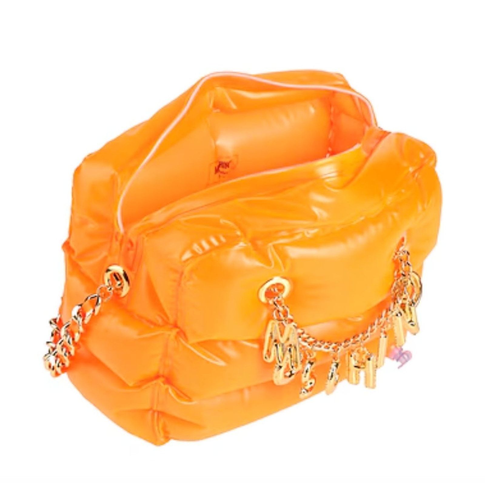 Moschino SS23 Moschino Couture Orange Inflatable Crossbody Bag Logo Size ONE SIZE - 2 Thumbnail