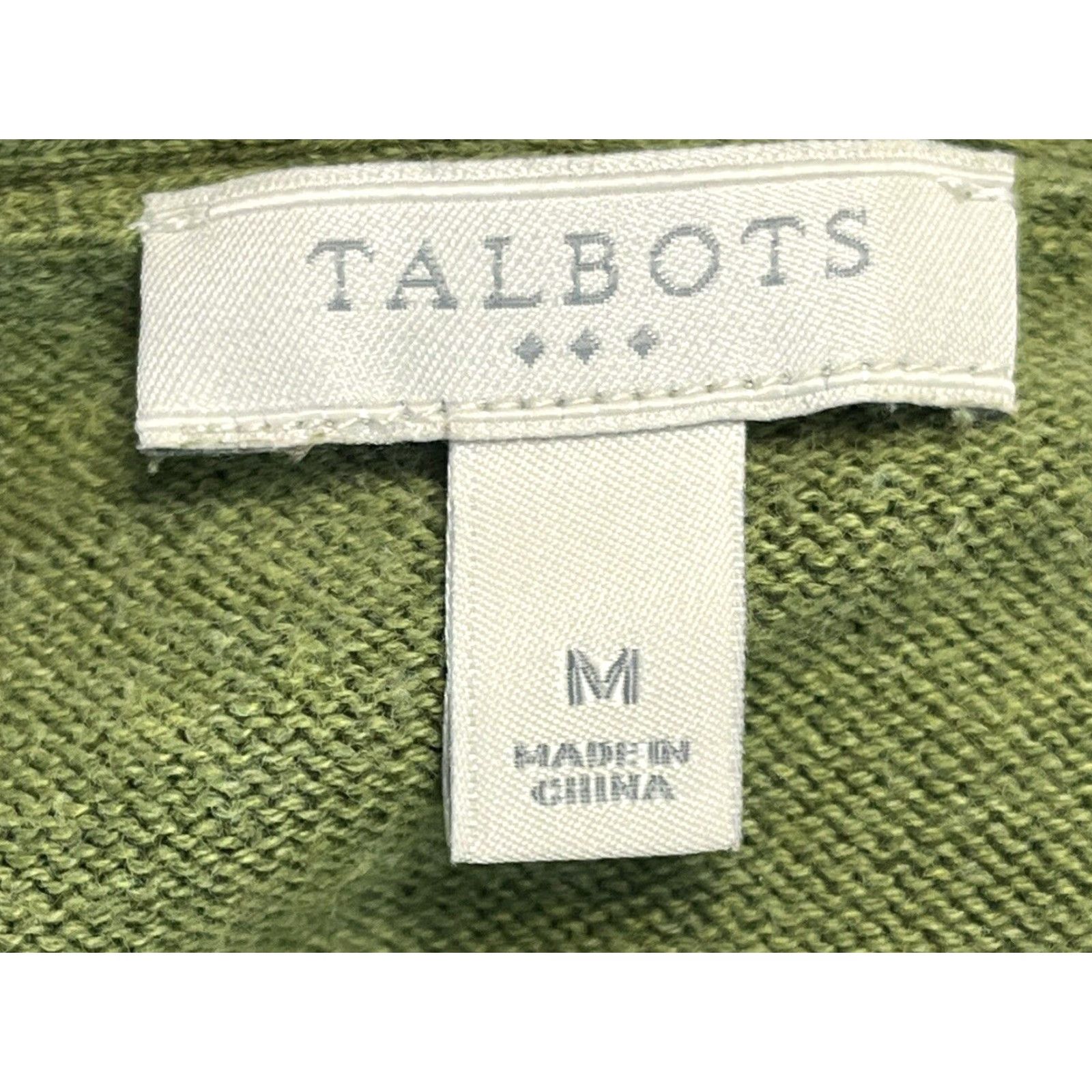 Talbots Talbots V-Neck Pullover Sweater Medium Green Womens Long Sleeve Knit Size M / US 6-8 / IT 42-44 - 6 Thumbnail