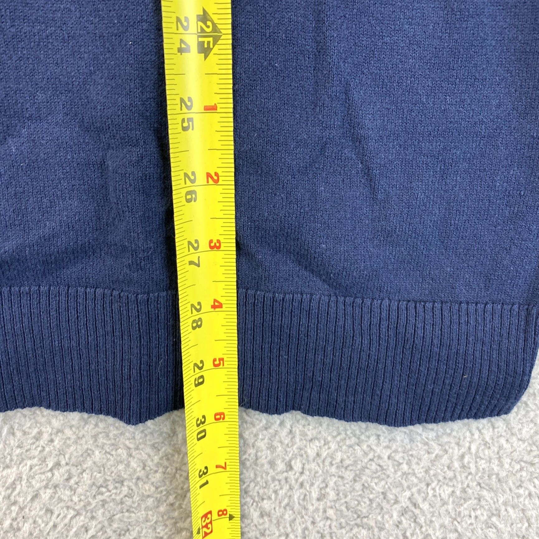 Alfani Alfani Pullover Knit Sweater Men's XL Long Sleeve Navy Blue V-Neck / 66-25 Size US XL / EU 56 / 4 - 7 Thumbnail