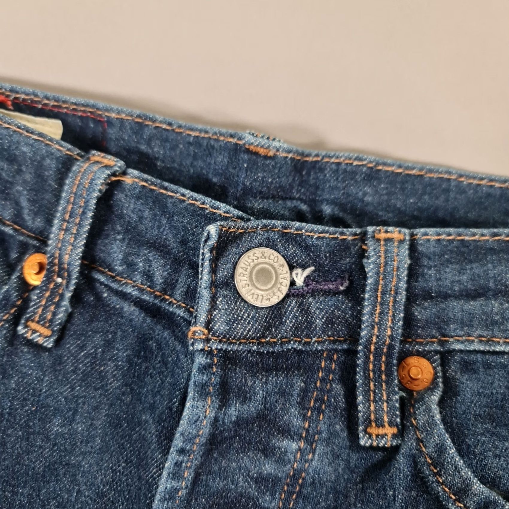 Levi's Levi's Engineered Jeans Men Blue W27 L32 Twisted Leg Premium Denim Slim Tapered Button Fly 5-Pocket Size US 27 - 6 Thumbnail