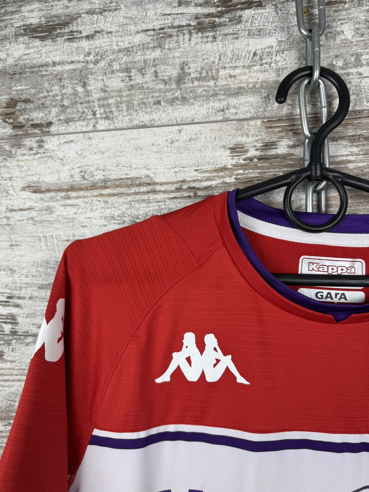 Kappa Mens Vintage Kappa Fiorentina FC football soccer jersey Size US L / EU 52-54 / 3 - 8 Thumbnail