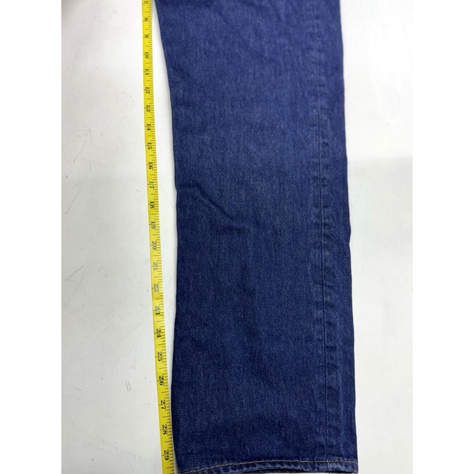 Levi's VINTAGE Levi's 501 Original Fit Jeans Men Straight Button Fly Denim 34x30 Jeans Mens Regular Dark Blue Size US 34 / EU 50 - 6 Thumbnail