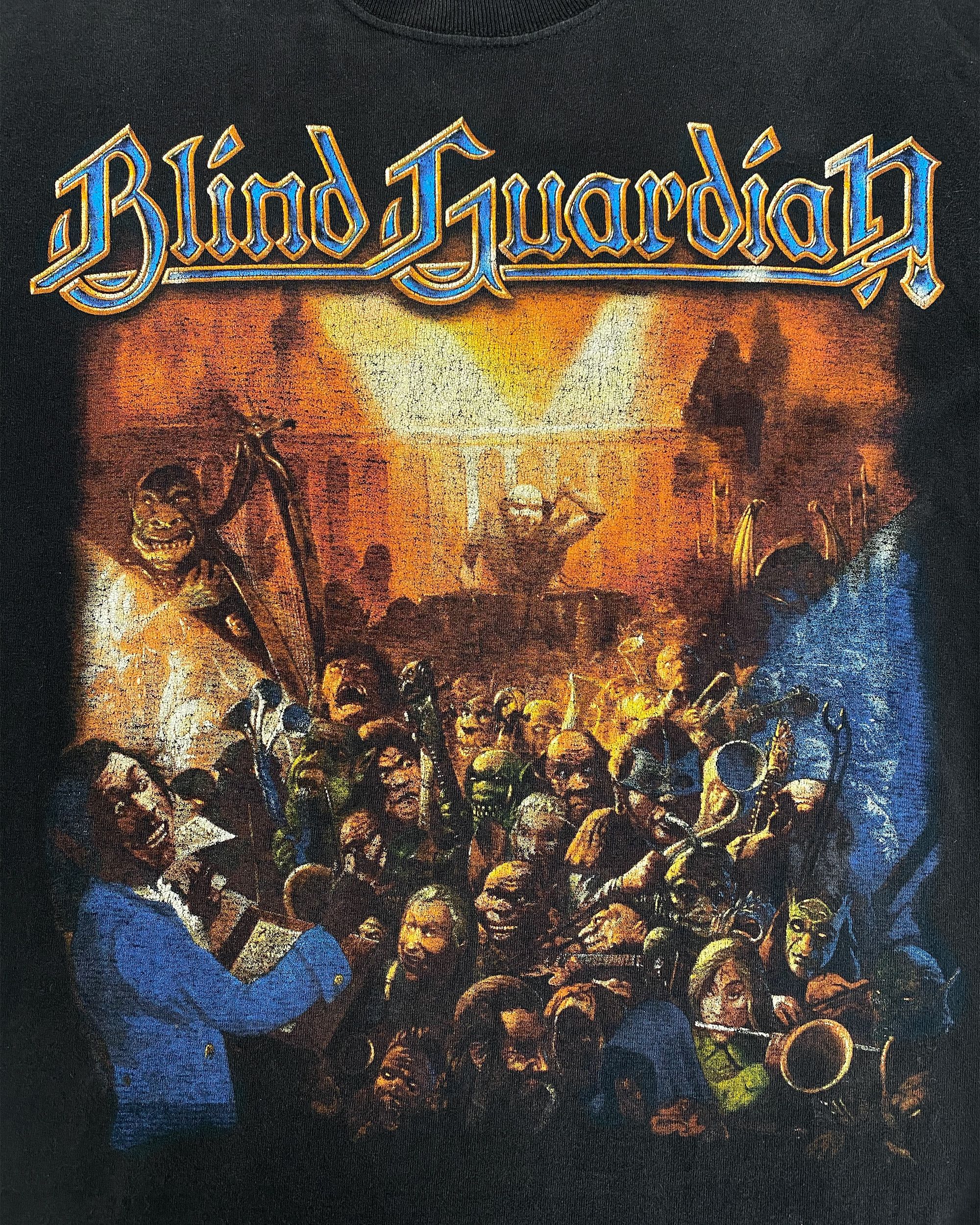 Vintage 2002 Blind Guardian Band Tour T-Shirt Size US L / EU 52-54 / 3 - 4 Thumbnail