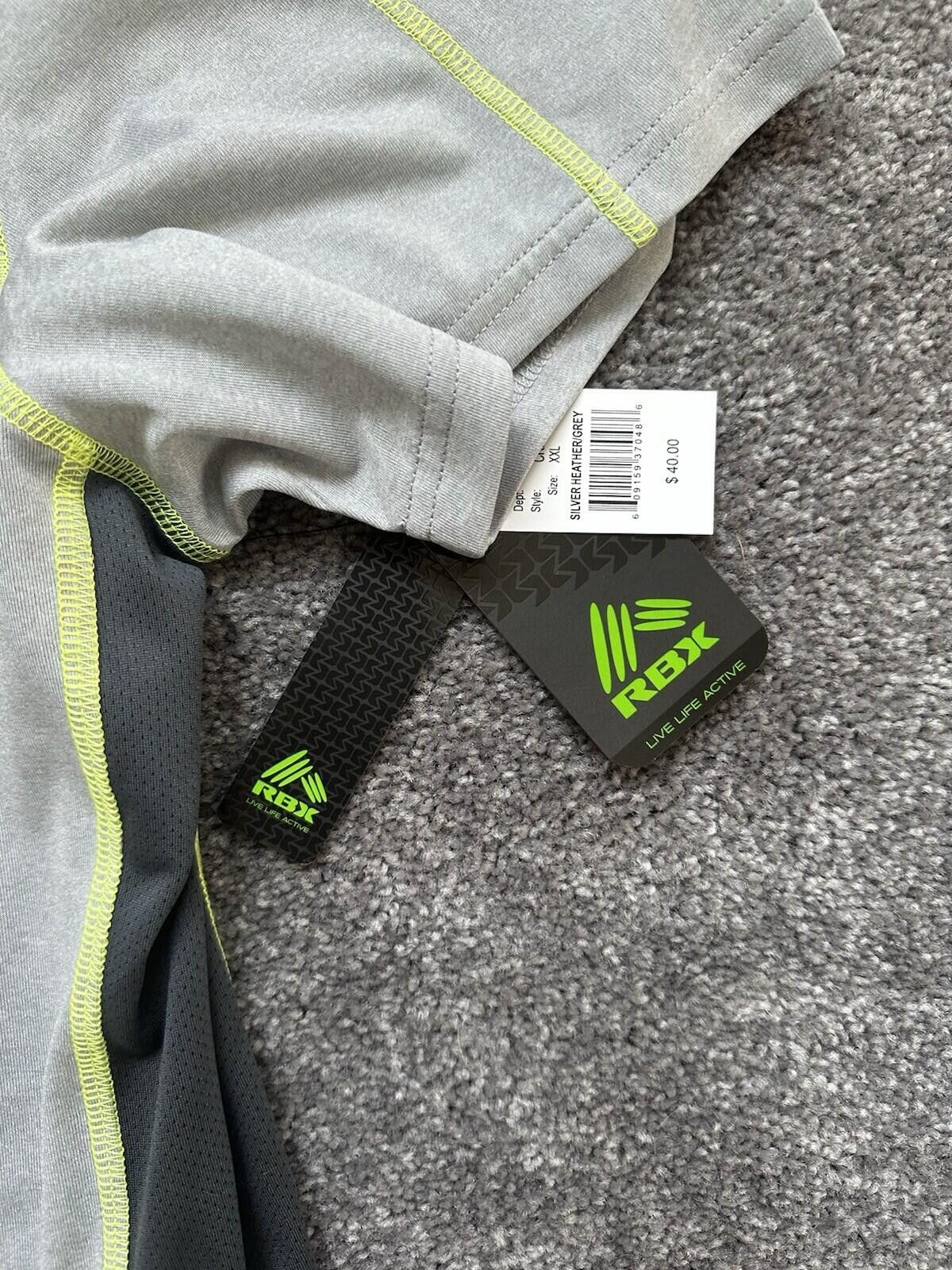 Other NWT RBX Reebox Men's Dry Fit Performance Tee Crew Gray XXL Size US XXL / EU 58 / 5 - 4 Thumbnail