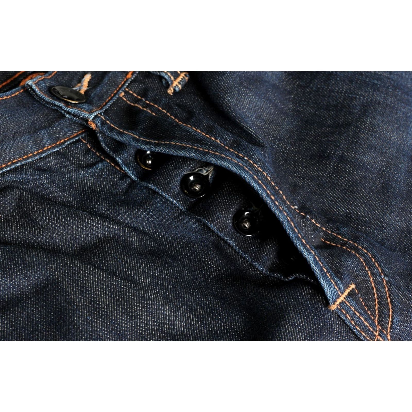Ed Hardy VINTAGE ED HARDY 2009 Jeans Men 33/34 Regular Straight DZ3922 Blue Denim 5-Pocket Design Mens Regular Jeans Size US 33 - 7 Thumbnail