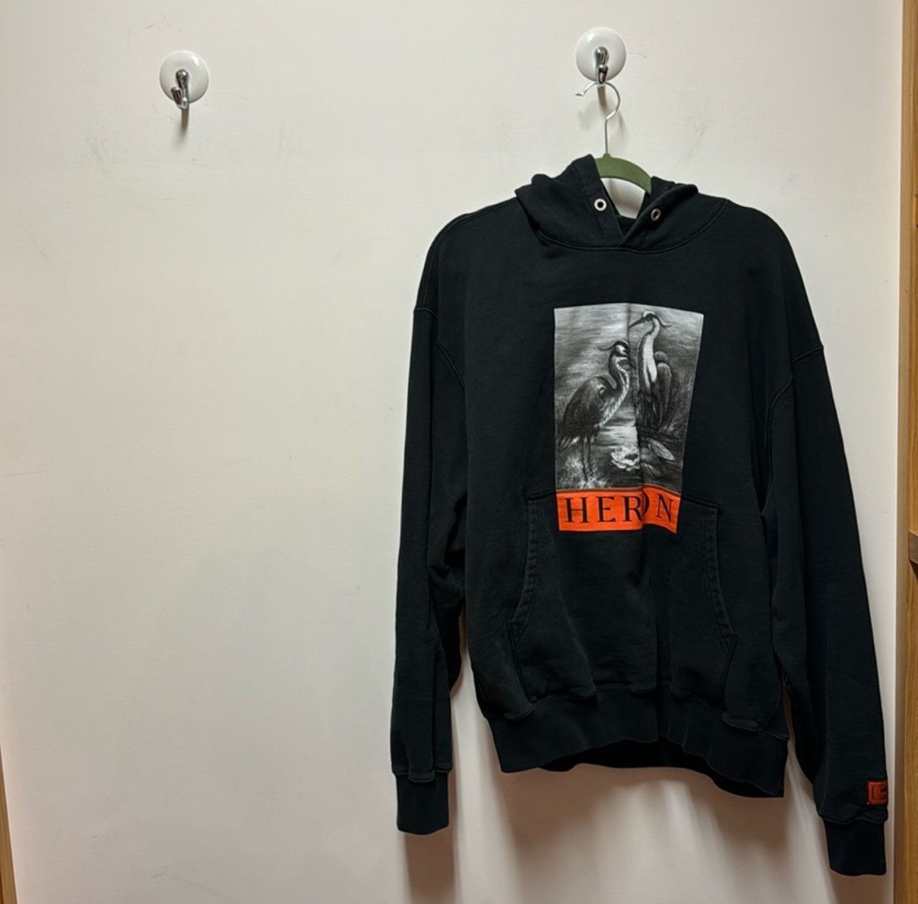 image of Heron Preston Hoodie in Black, Men's (Size 2XL)