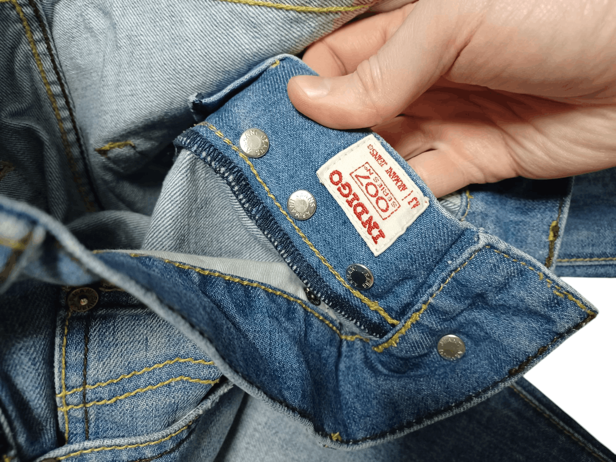 Armani ARMANI JEANS EU 32 US 31 LUXURY ITALIAN JEANS DENIM Size US 32 / EU 48 - 11 Thumbnail