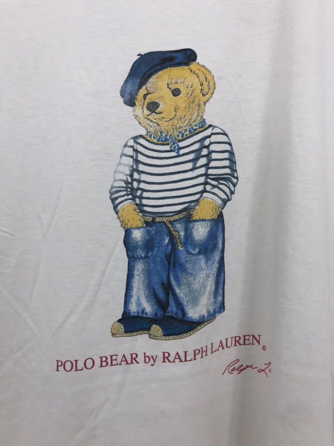 Polo Ralph Lauren × Ralph Lauren × Vintage Vintage 90's Polo Bear Ralph Lauren shirt wts01 Size US XL / EU 56 / 4 - 3 Thumbnail
