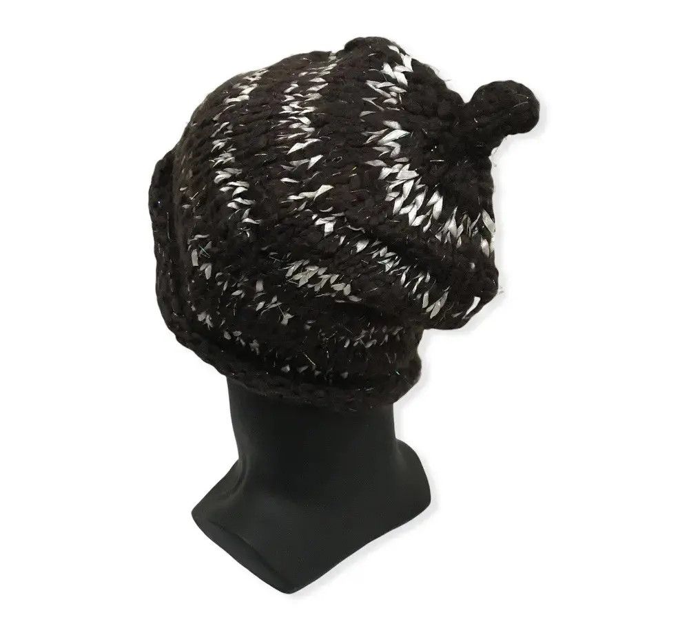 Japanese Brand Japanese Brand Stripe Design Knit Beanie Hat Size ONE SIZE - 3 Thumbnail