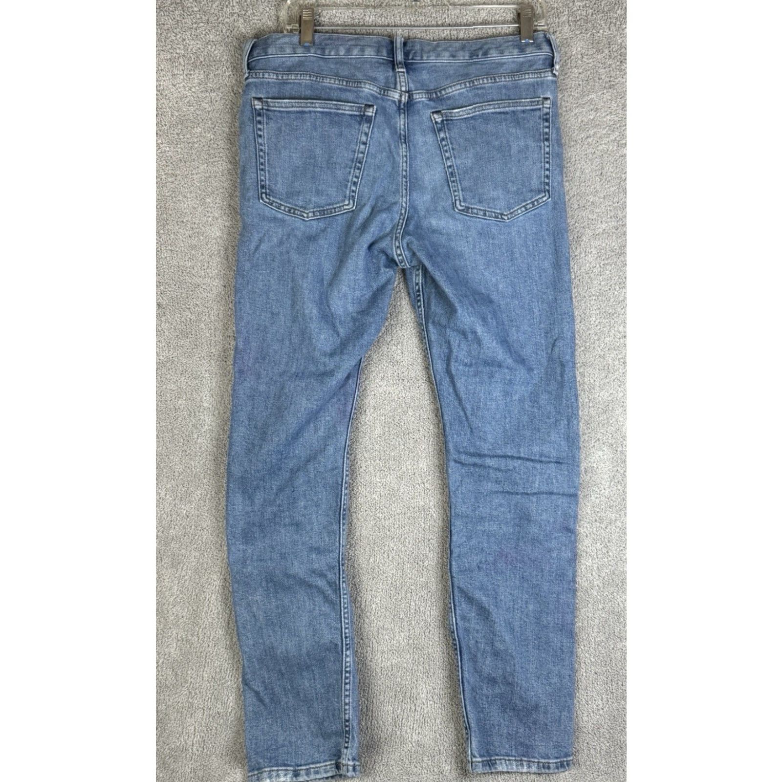 Everlane Everlane Jeans Slim Fit 31x30 Blue Denim Cotton City Preppy 5-Pocket Mens Regular Slim Fit 31in Inseam 30in Mid Rise Denim Blue Jeans Mens Size US 31 - 2 Thumbnail