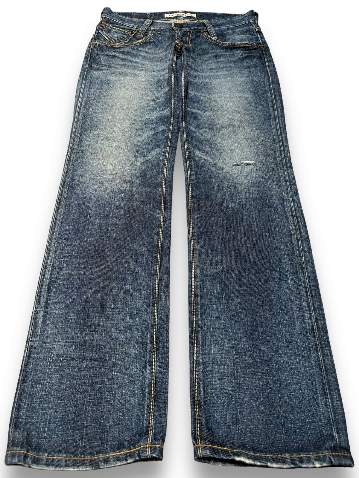 Levi's Vintage 90s Levis American Classic Blue Wash Ripped Jeans Size US 30 / EU 46 - 1 Thumbnail