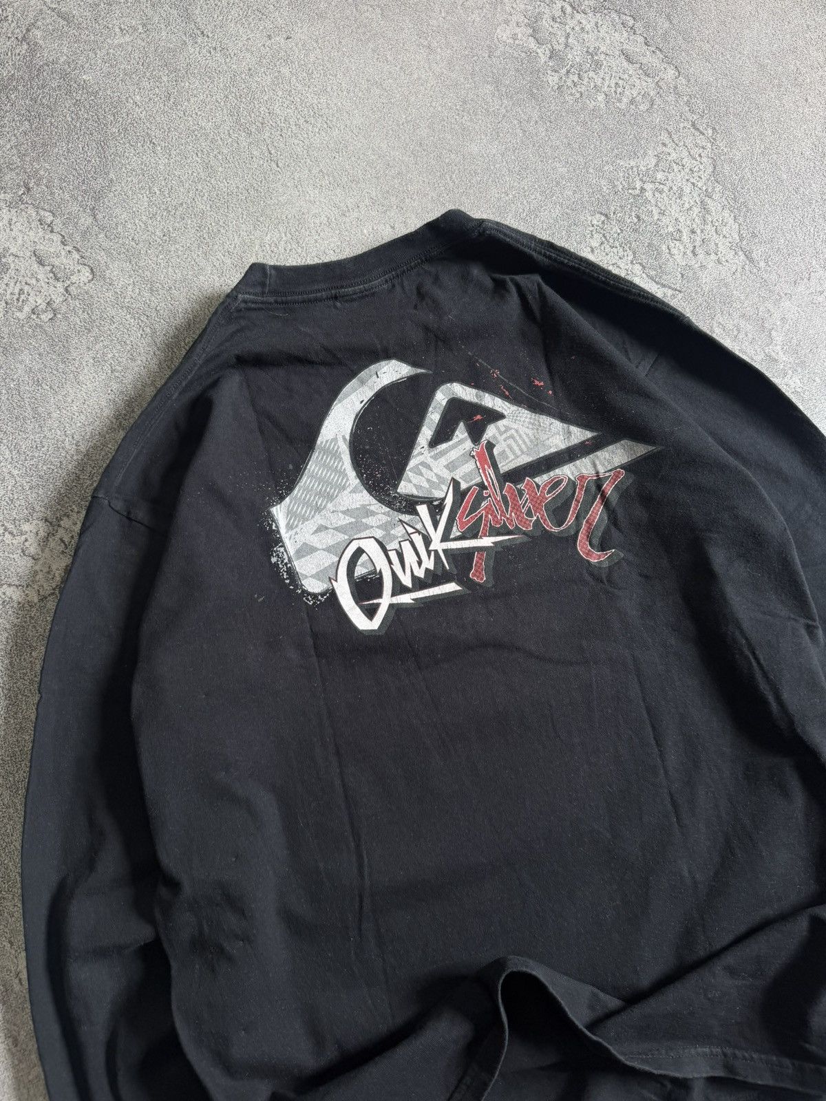 Quiksilver Quiksilver Quicksilver big logo surf tee tshirts long sleeve Size US L / EU 52-54 / 3 - 2 Thumbnail