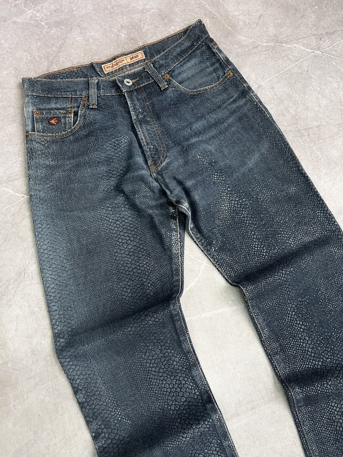 Energie Rare snake print hedi slimane style energie jeans y2k Size US 32 / EU 48 - 2 Thumbnail