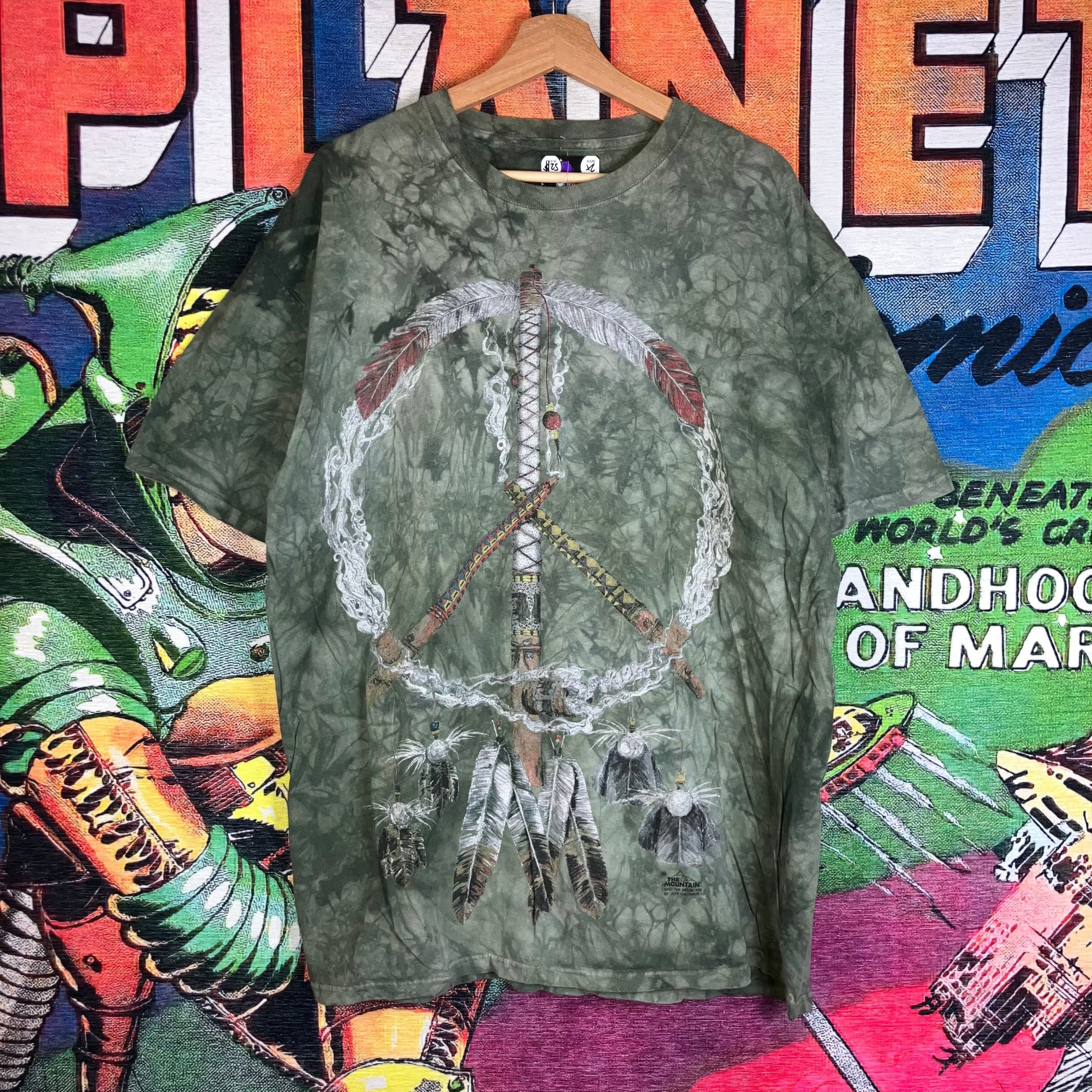 The Mountain × Vintage Y2K 00s The Mountain Arrow Tee Size XL Size US XL / EU 56 / 4 - 1 Thumbnail