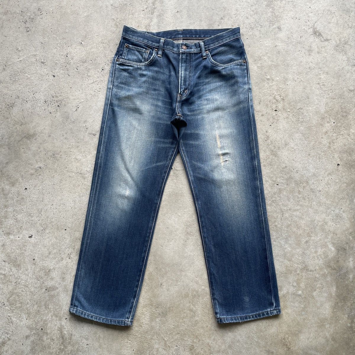 Edwin Vintage Edwin Japan Distressed Jeans Denim Pants Faded W32 Size US 32 / EU 48 - 1 Thumbnail