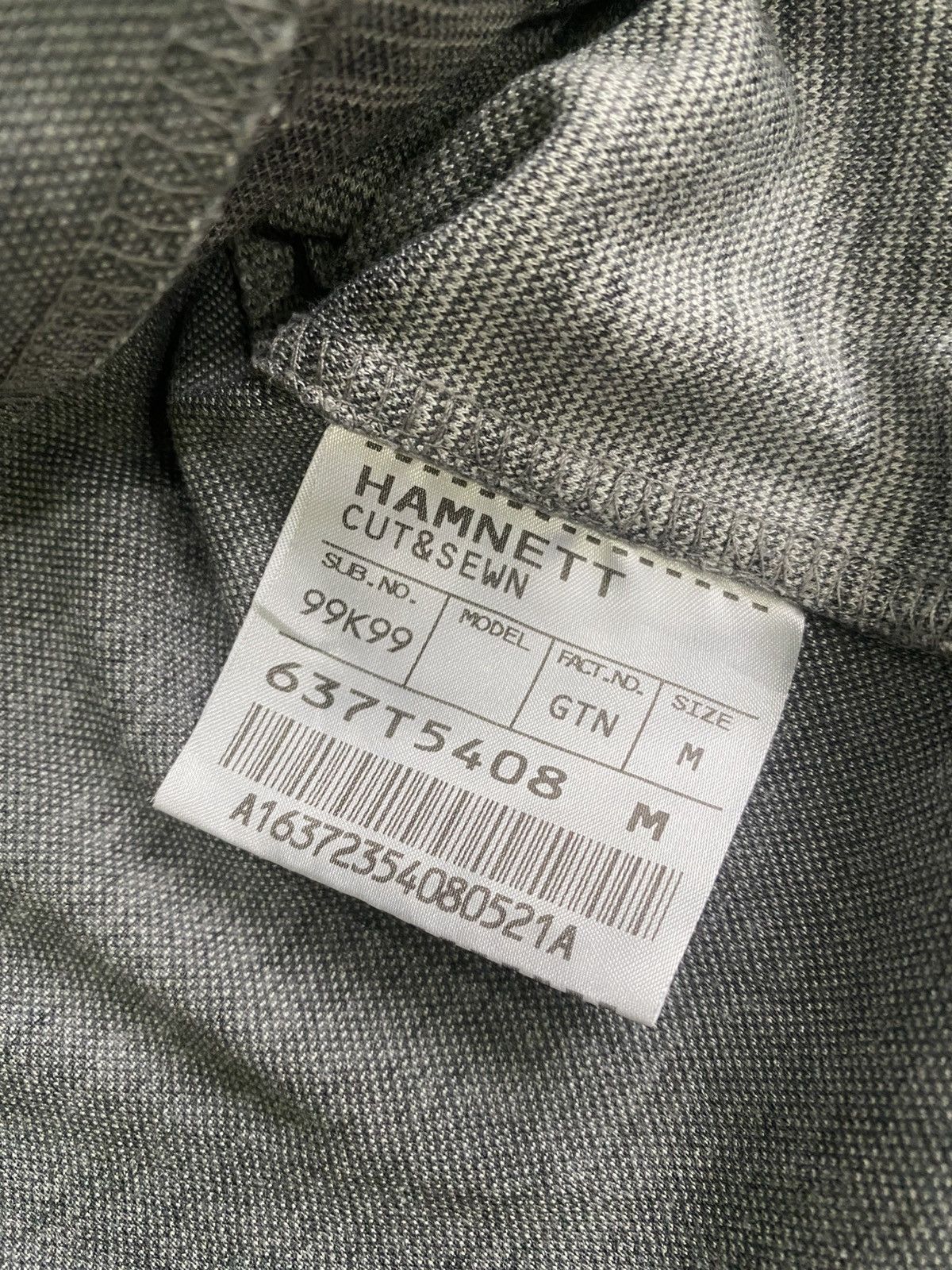 Katharine Hamnett London Hamnett Hoodie Grey sweater Size M / US 6-8 / IT 42-44 - 7 Thumbnail