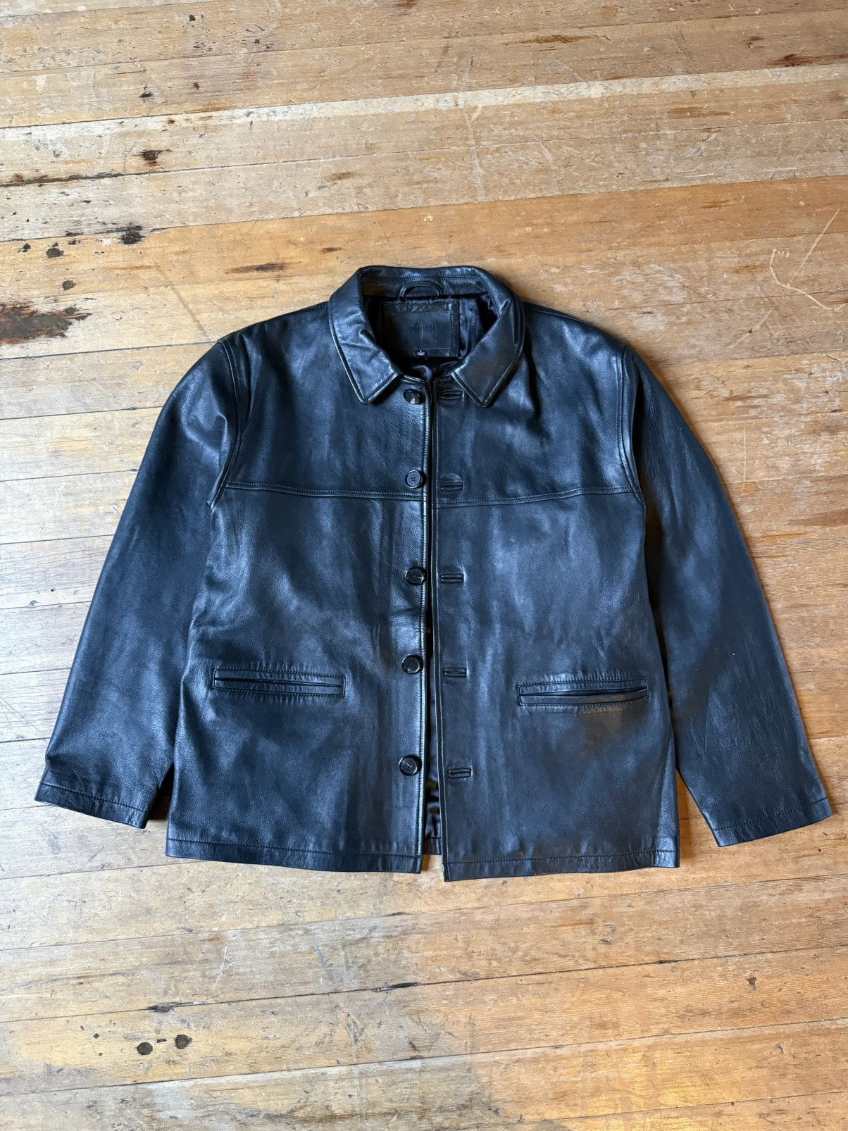 Stussy Stussy Leather Size US L / EU 52-54 / 3 - 5 Thumbnail