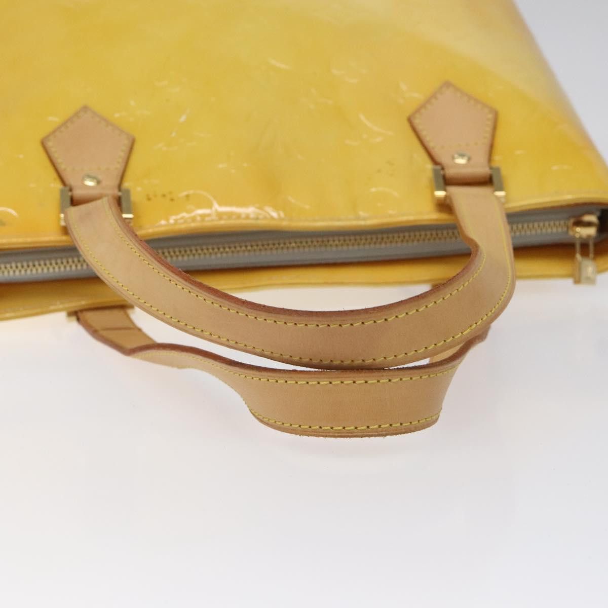 Louis Vuitton LOUIS VUITTON Monogram Vernis Houston Hand Bag Gris M91053 Size ONE SIZE - 7 Thumbnail