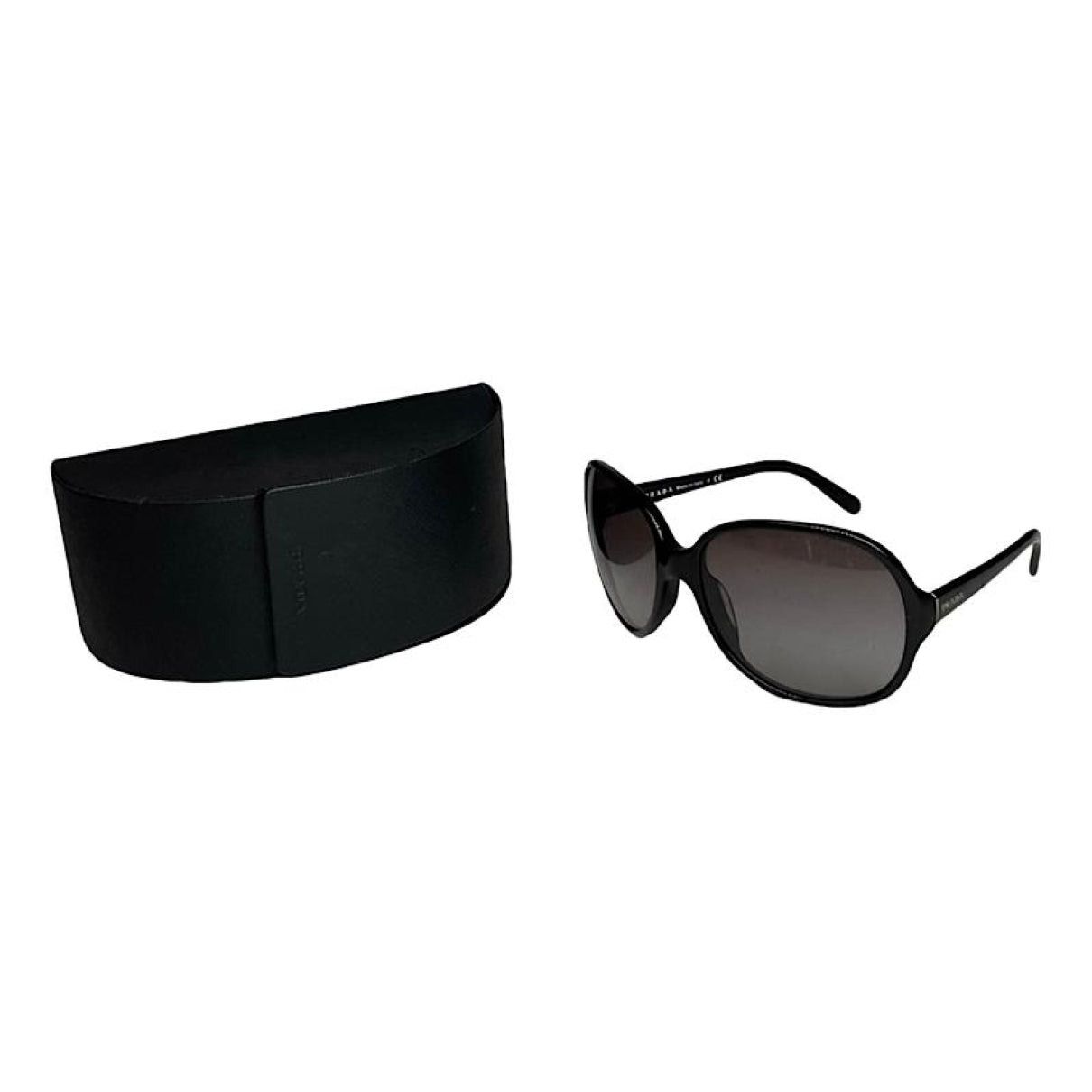 Prada Black Plastic Sunglasses Size ONE SIZE - 1 Thumbnail