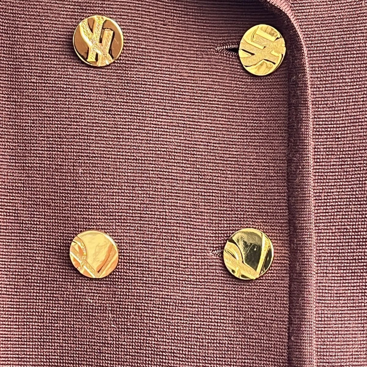 Yves Saint Laurent RARE VINTAGE YVES SAINT LAURENT WOOL DOUBLE BREASTED COAT Size US M / EU 48-50 / 2 - 11 Thumbnail