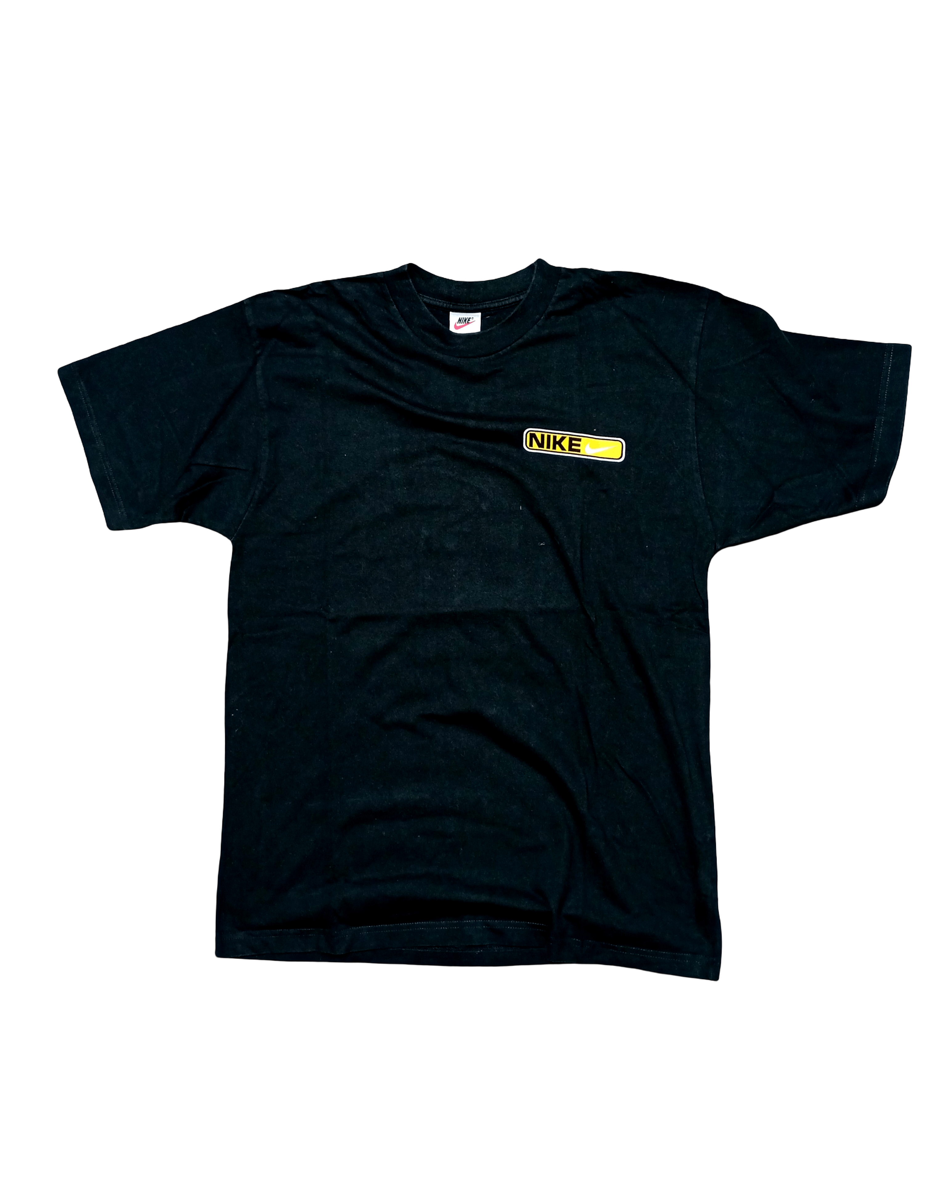 Nike Vintage 90s Nike Air Swoosh logo black t-shirt Size US M / EU 48-50 / 2 - 2 Thumbnail