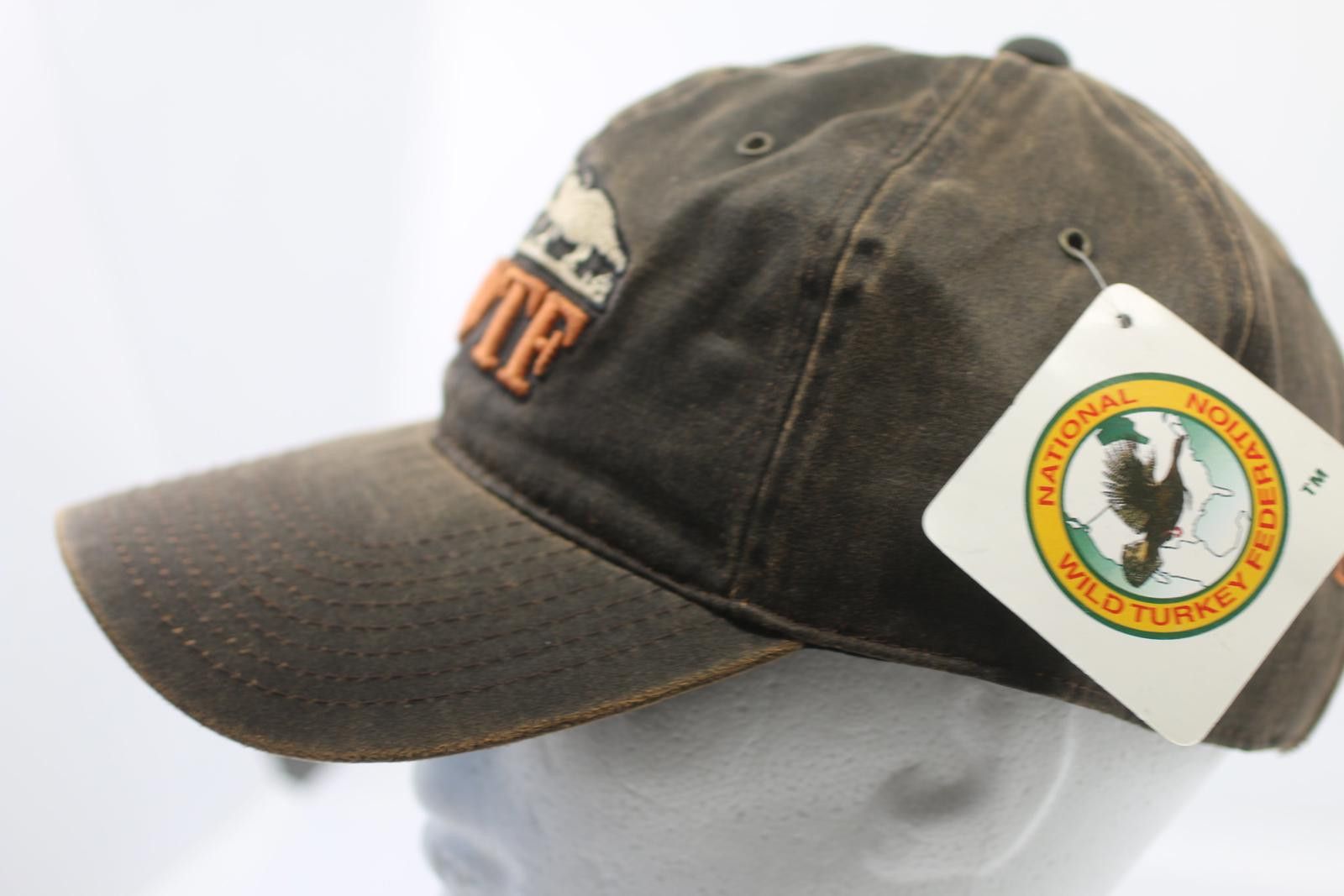 Other NWTF Wild Turkey Federation Distressed Cap Adjustable Hunt#2 Size ONE SIZE - 2 Thumbnail
