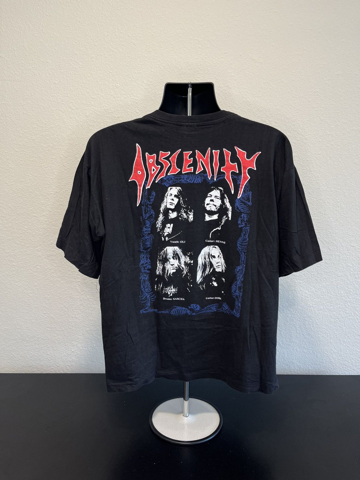Band Tees × Vintage Obscenity suffocated truth shirt vintage 90s heavy metal Size US L / EU 52-54 / 3 - 2 Thumbnail