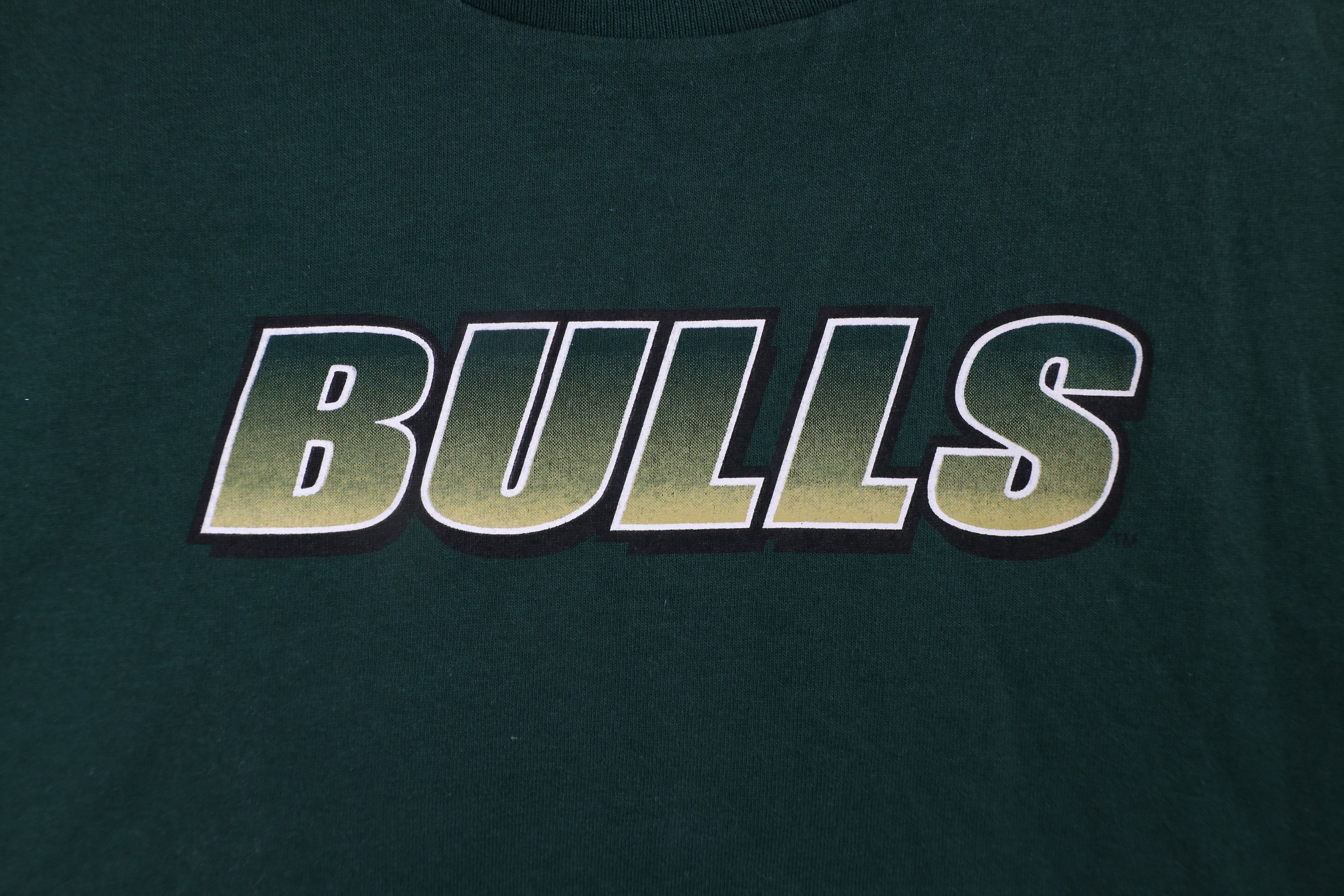 Vintage Vintage 90s Big Logo USF University of South Florida T-Shirt Size US XL / EU 56 / 4 - 4 Thumbnail