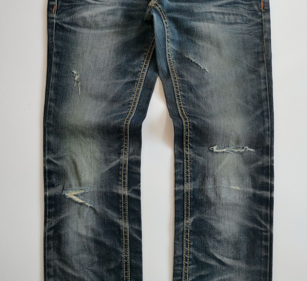 Japanese Brand Lolita Distressed Jeans Size 30" / US 8 / IT 44 - 7 Thumbnail