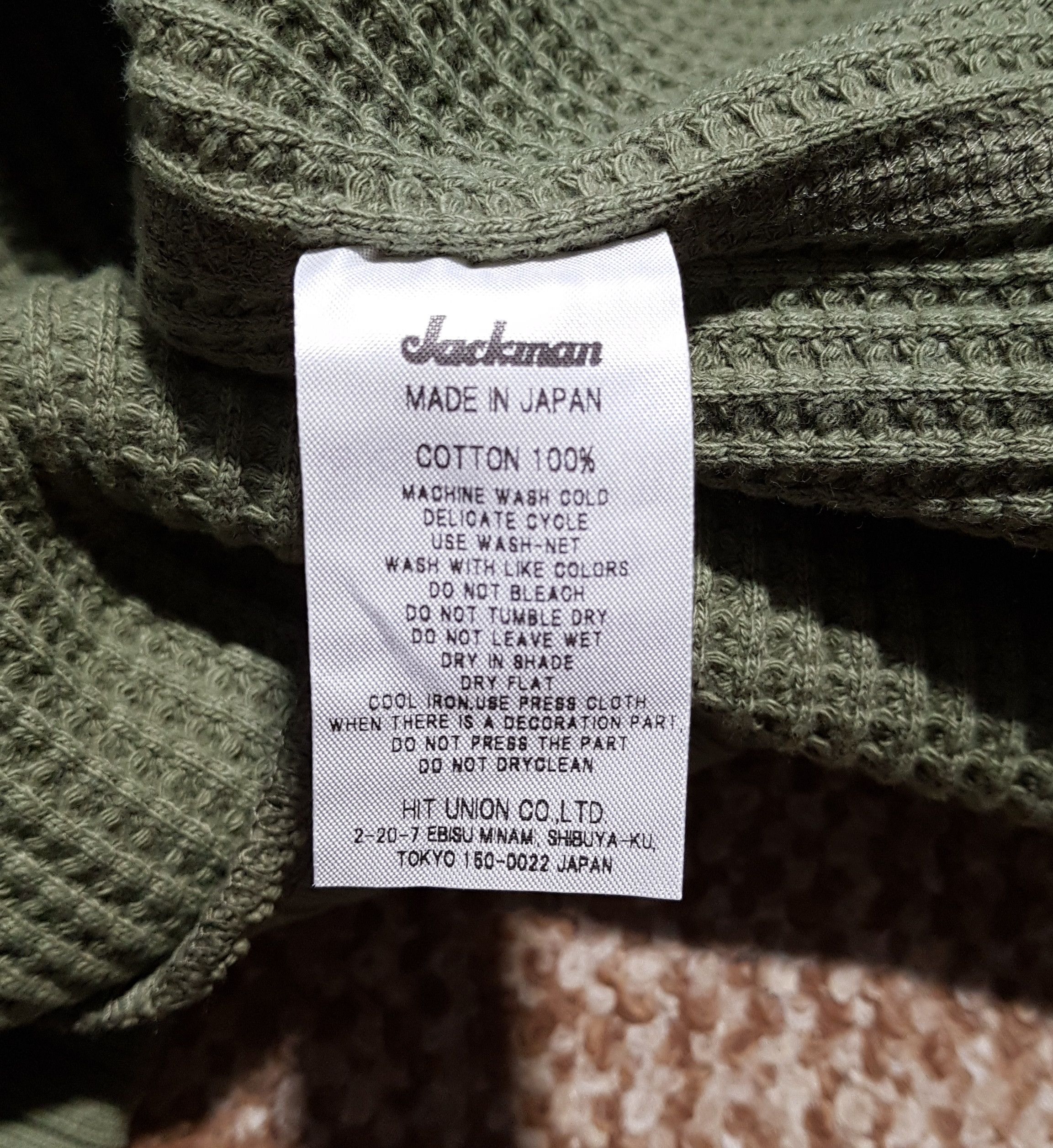 Jackman Jackman Midneck Waffle Sweatshirt Pullover made in Japan M Size US M / EU 48-50 / 2 - 7 Thumbnail