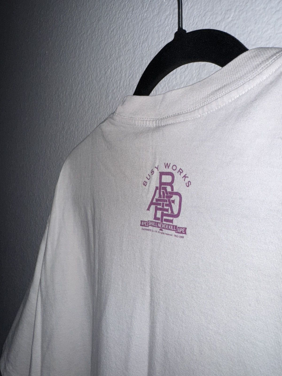 Bape Bape B Varsity Logo Tee Size US XL / EU 56 / 4 - 7 Thumbnail