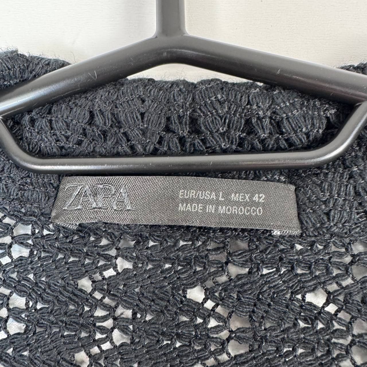 Zara Zara Knit Short Sleeve Shirt Navy Open Knit Mens Size L Size US L / EU 52-54 / 3 - 3 Thumbnail