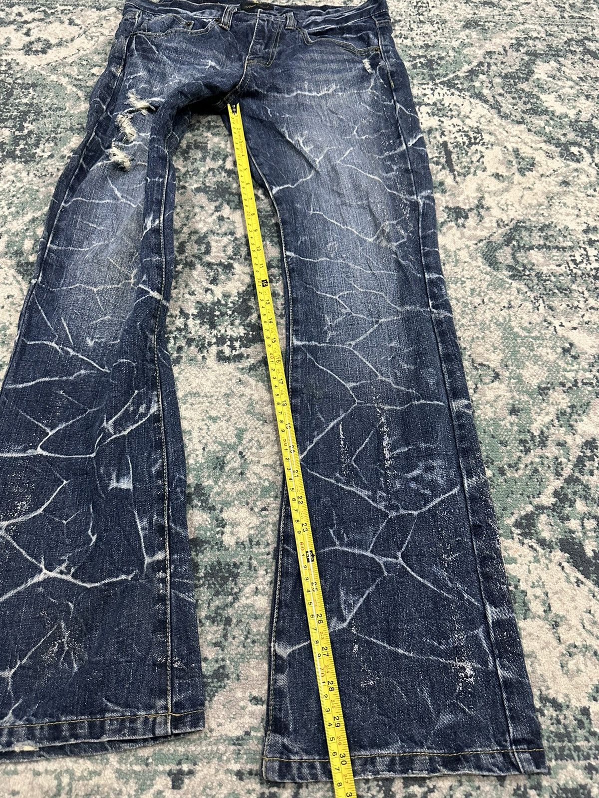 14th Addiction Japanese Beach Sound Denim Pants Bootcut Seditionaries Punk Size US 32 / EU 48 - 17 Thumbnail