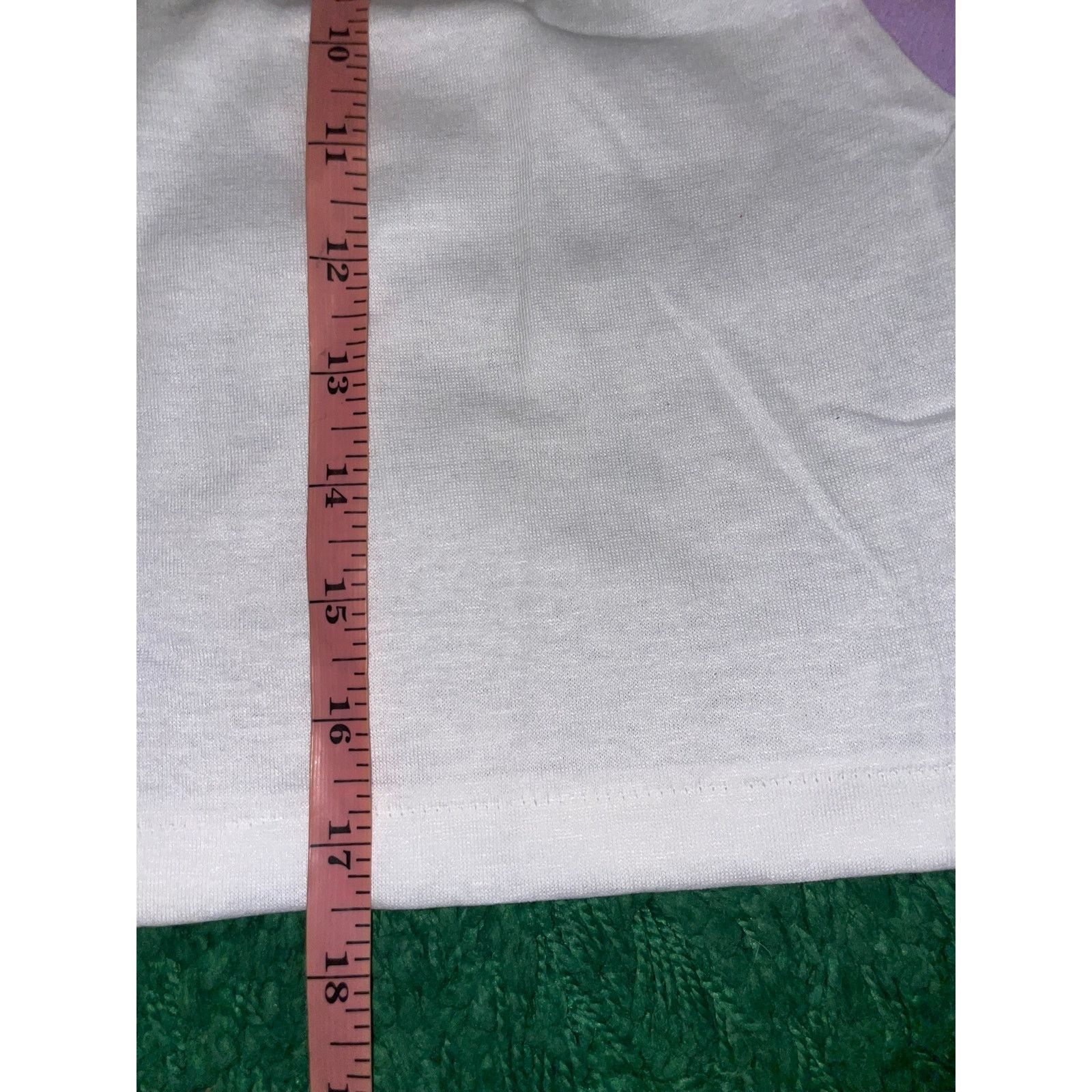 Other Women's Sportswear White Purple Crop Top Blank Shirt Tee M Size M / US 6-8 / IT 42-44 - 7 Thumbnail