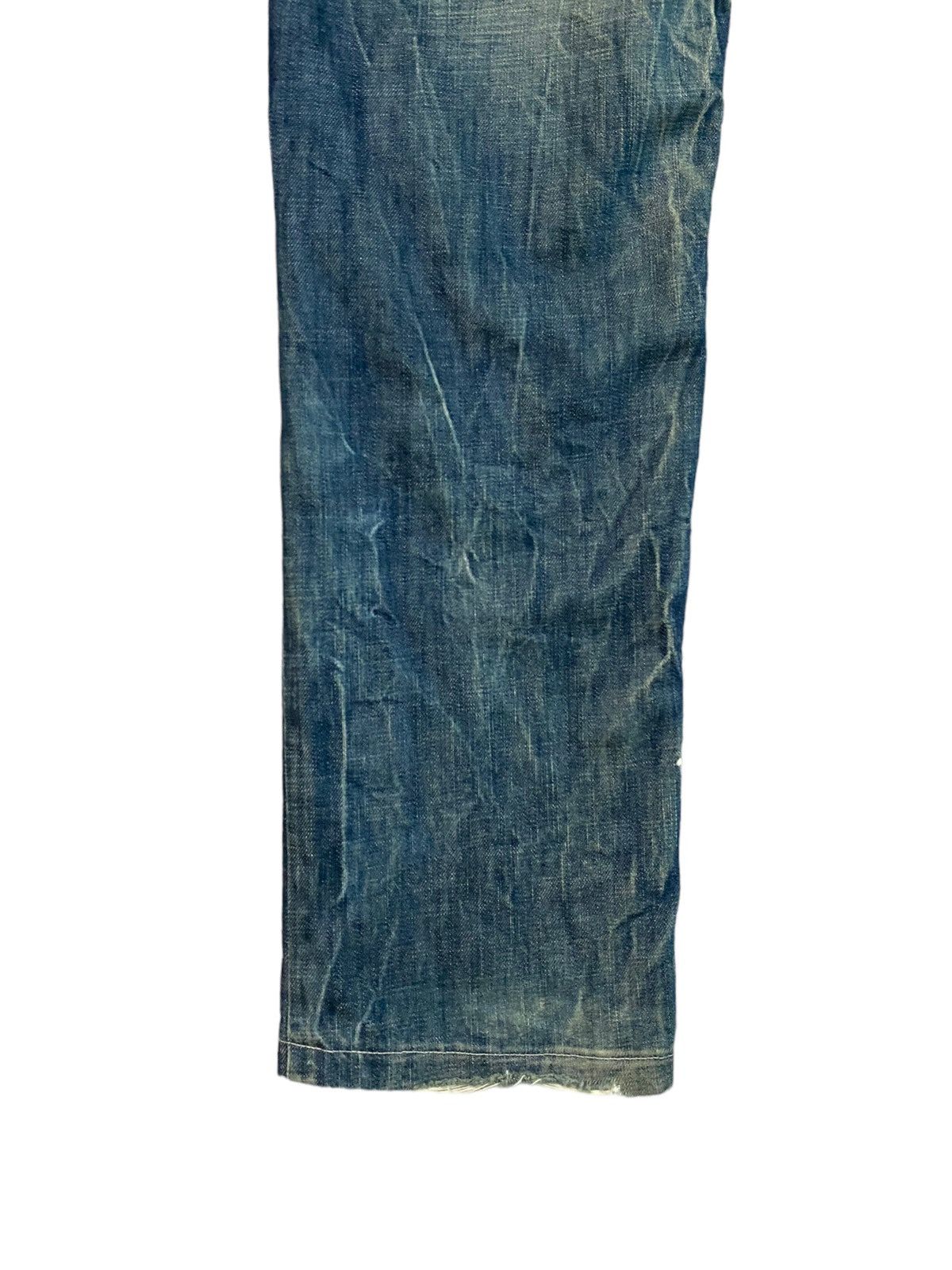 Japanese Brand Famous Fashion REDPEPPER Patches Clawmark Denim Size US 28 / EU 44 - 14 Thumbnail