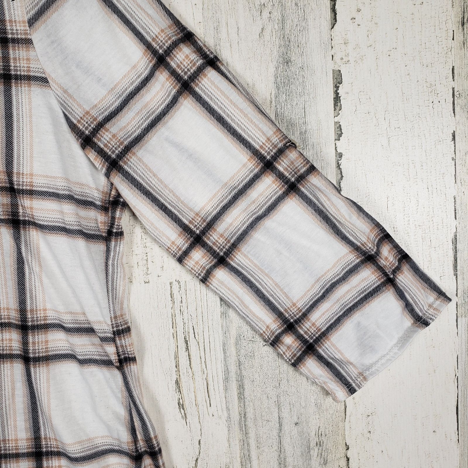 Other French Laundry Plaid Long Sleeve Button Up Top Large Size L / US 10 / IT 46 - 12 Thumbnail