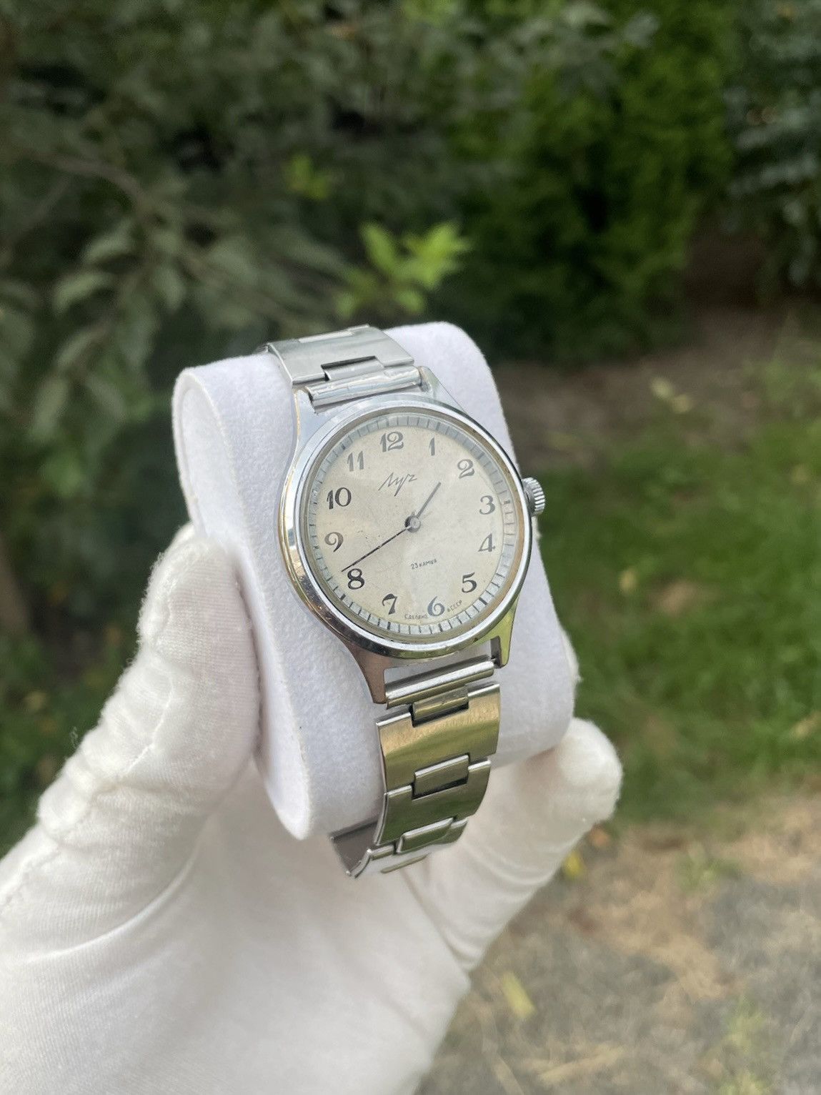 Vintage Vintage Watch Luch Mechanical Wristwatch 1980s Size ONE SIZE - 11 Thumbnail