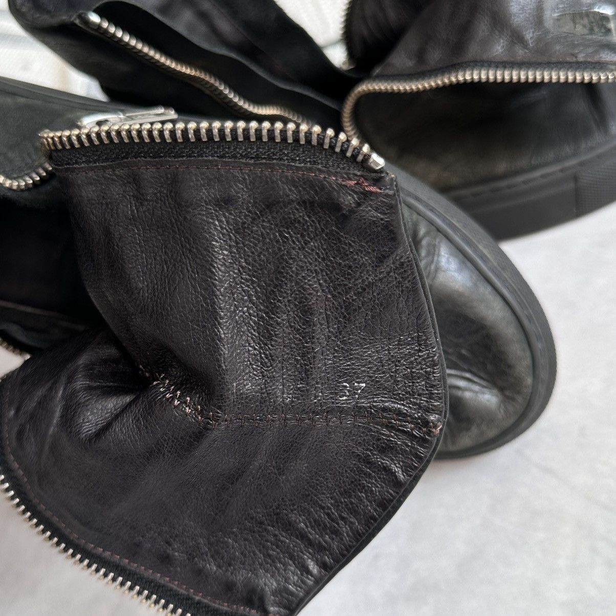 Dirk Bikkembergs Gothic Zipper Sneakers Inspired Guidi Cinzia Araia Vibe Size US 7 / IT 37 - 12 Thumbnail