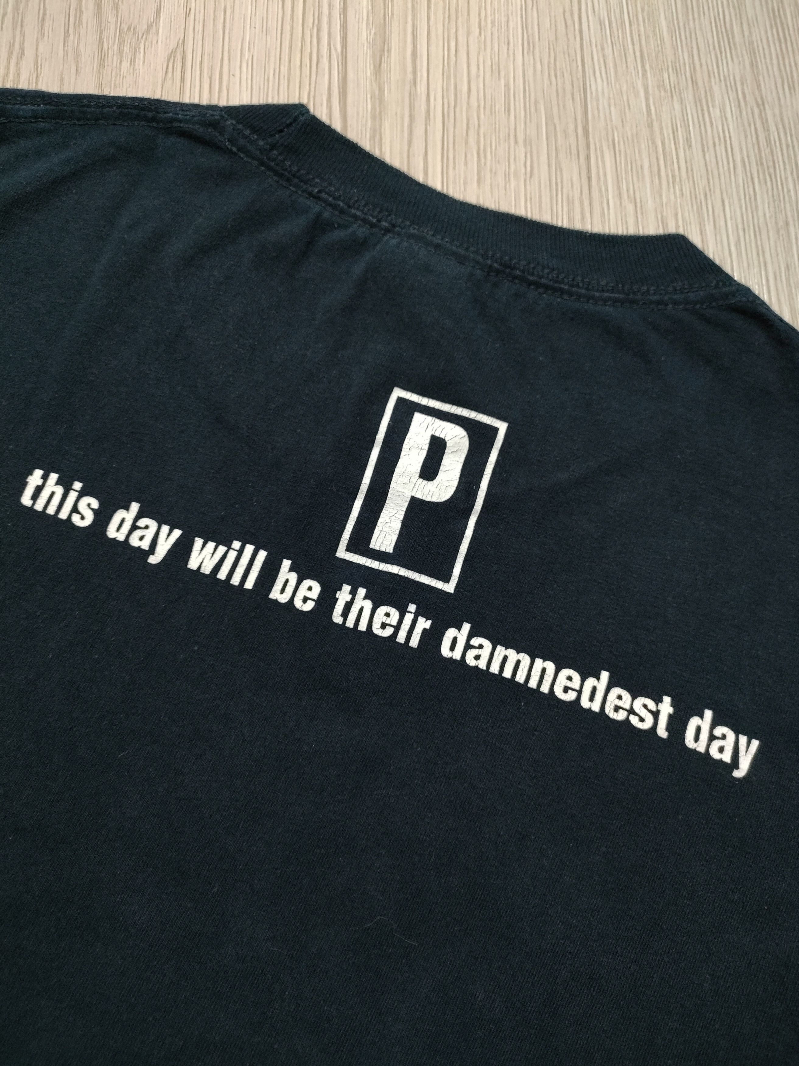 Early 00s PORTISHEAD Vintage Long Sleeve Tee (Blue Black)