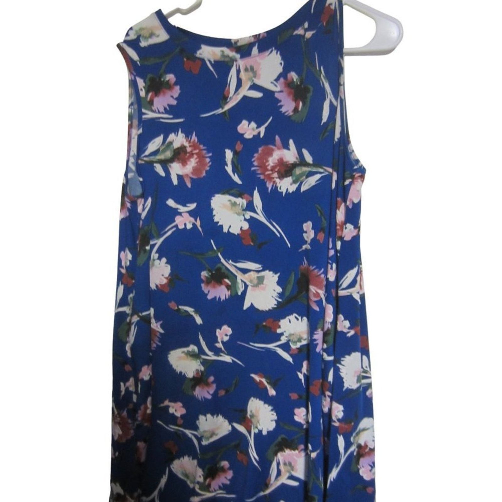 Apt. 9 Floral Cottagecore Sleeveless Swing Dress Blue APT.9 XL Size XL / US 12-14 / IT 48-50 - 3 Thumbnail