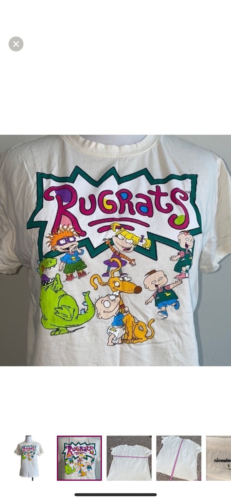 Nickelodeon Nickelodeon rugrats small crewneck tee Size S / US 4 / IT 40 - 3 Thumbnail