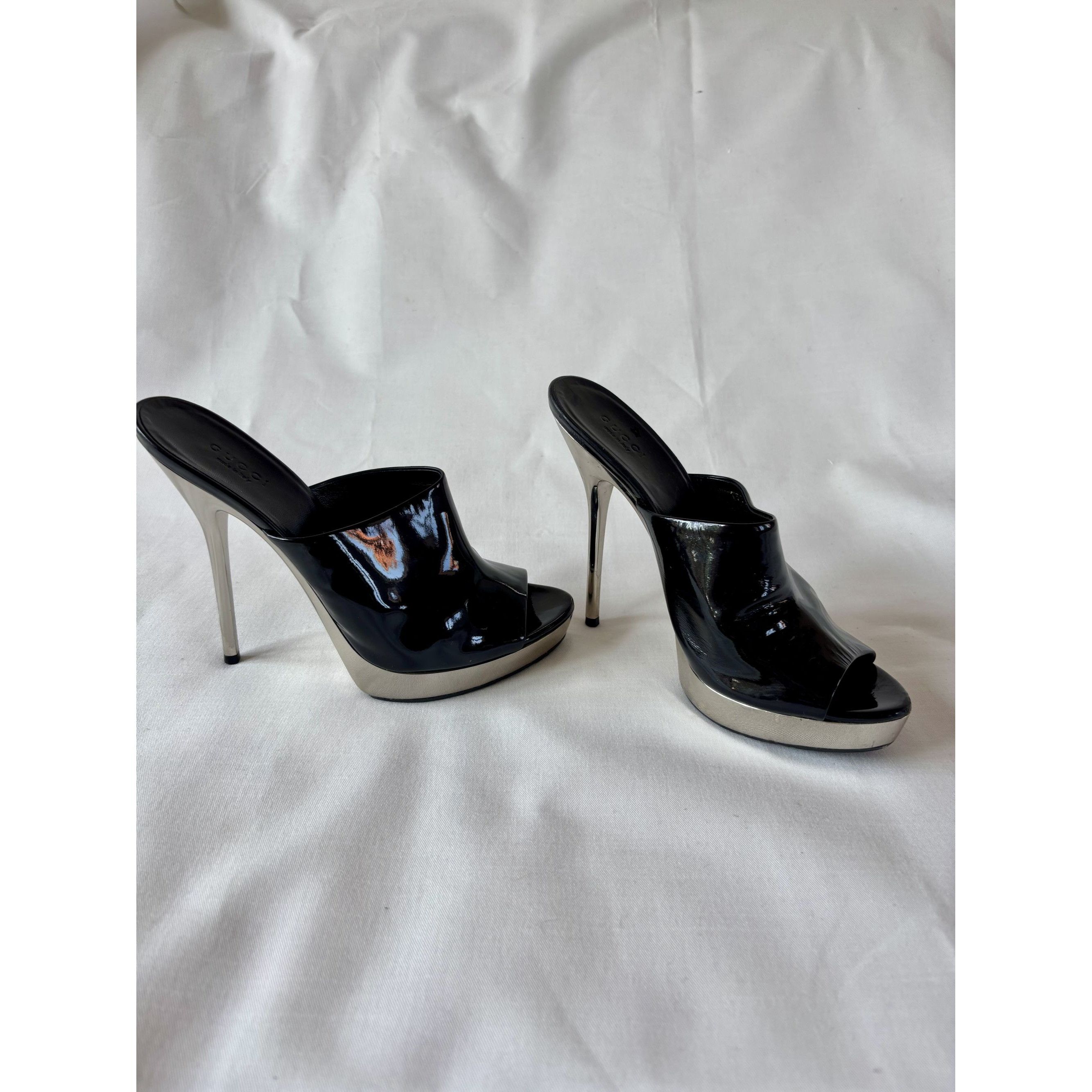 Gucci Gucci black platform sandals – vintage Y2K, EU 38, very good Size US 8 / IT 38 - 4 Thumbnail