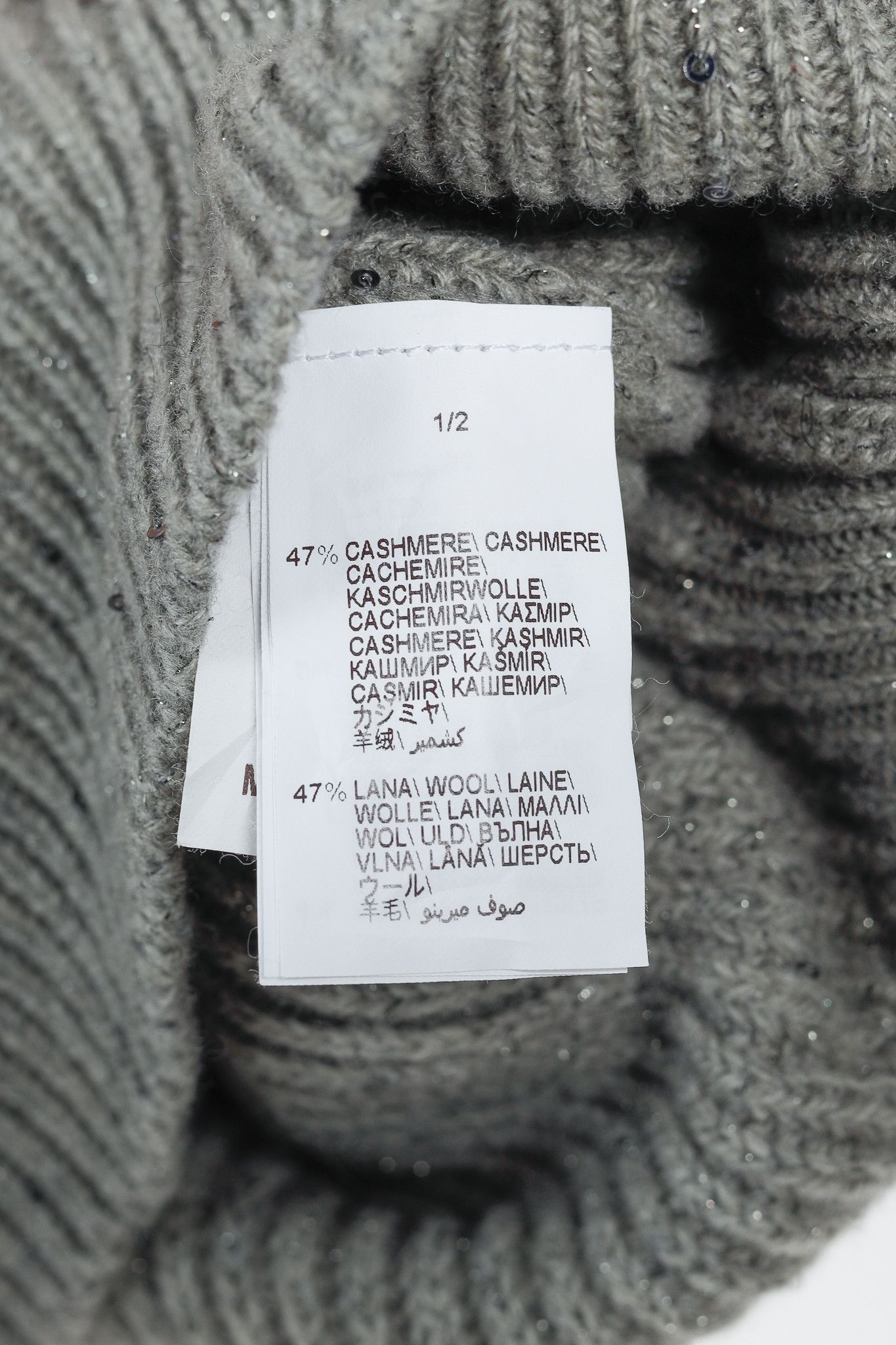 Brunello Cucinelli Brunello Cucinelli Cashmere-Blend Sequin Turtleneck Sweater Size M / US 6-8 / IT 42-44 - 9 Thumbnail