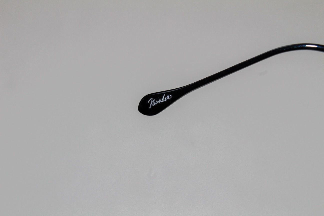 Number (N)ine Round Frame Sunglasses (Black) Size ONE SIZE - 4 Thumbnail