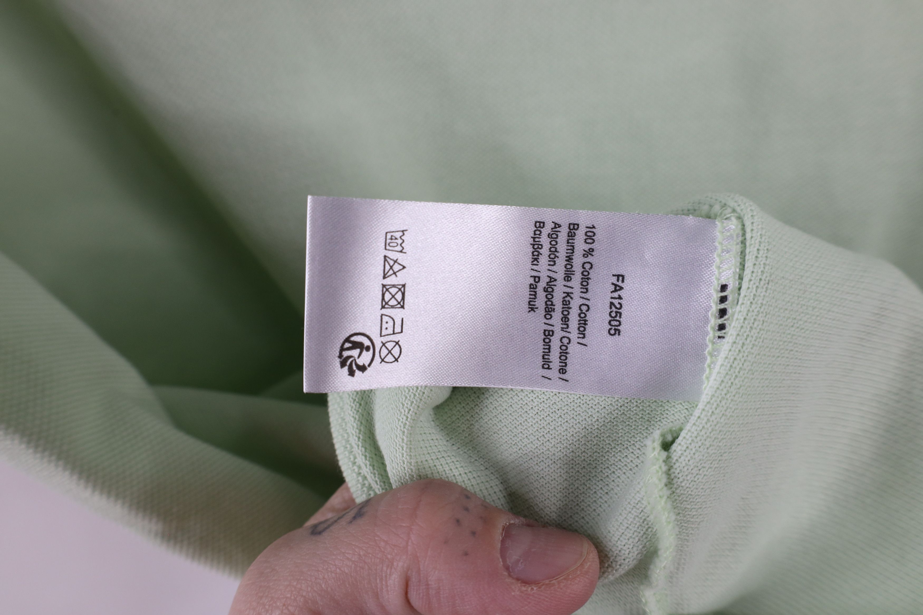 Lacoste × Vintage Lacoste Classic Fit Croc Logo Pique Cotton Polo Shirt Green Size US M / EU 48-50 / 2 - 8 Thumbnail