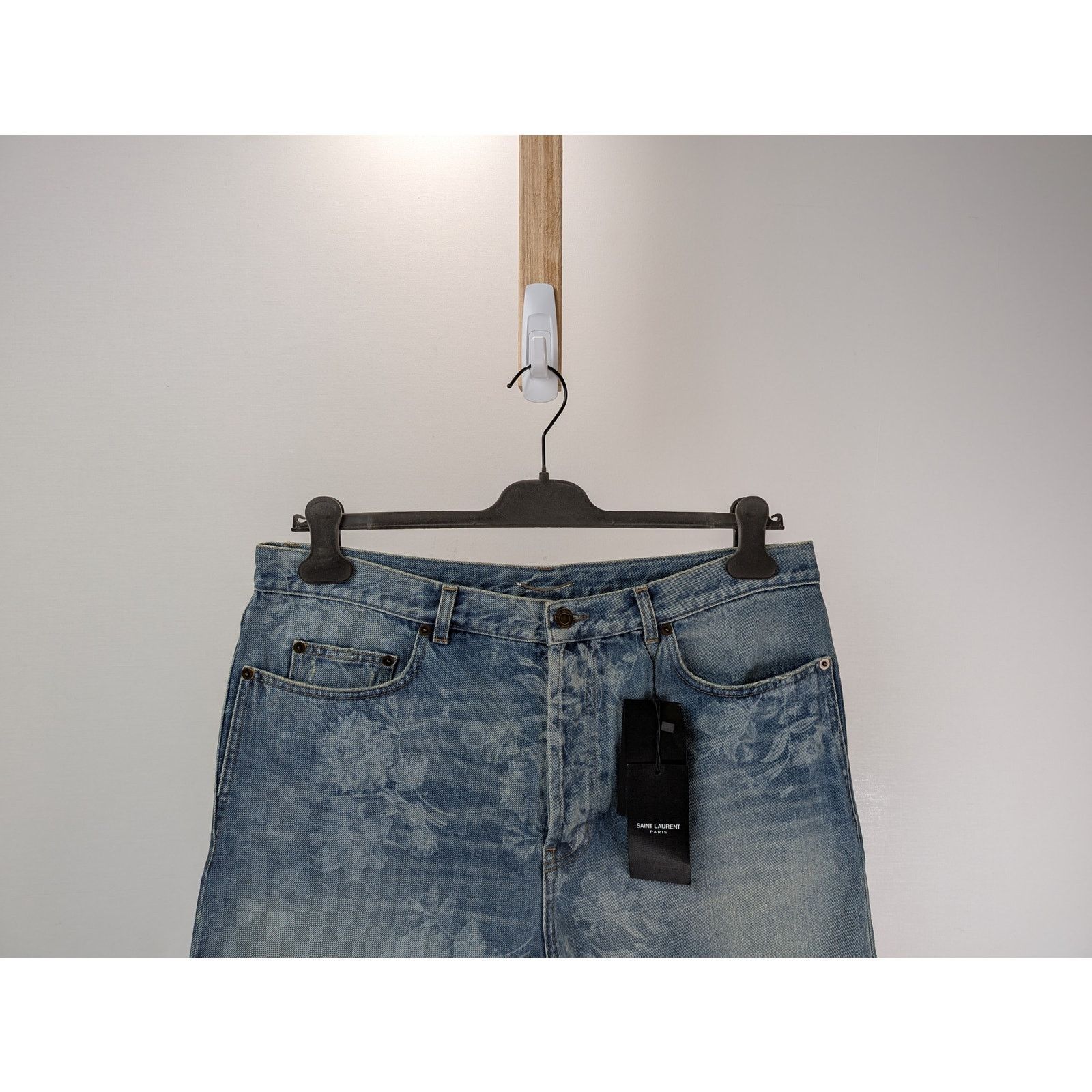 Saint Laurent Paris o1rshd1 Denim Short Straight in Florida Blue Size US 34 / EU 50 - 2 Thumbnail